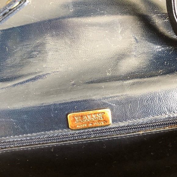 Bally of Switzerland Navy Blue Purse - Picture 2 of 3